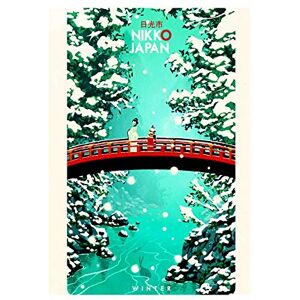 Wee Blue Coo Nikko Japan Winter Red Bridge Snow Winter River Picture Wall Art Print Wee Blue Coo Nikko Japan Winter Red Bridge Snow Winter River Picture Wall Art Print