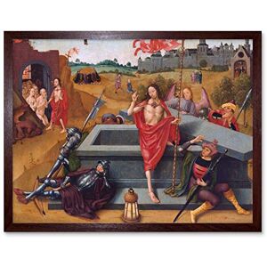 Artery8 Master Amsterdam Death Virgin Resurrection Christ Art Print Framed Poster Wall Decor 12x16 inch Artery8 Master Amsterdam Death Virgin Resurrection Christ Art Print Framed Poster Wall Decor 12x16 inch