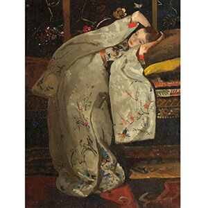 Artery8 Breitner Girl In A White Kimono Painting Unframed Wall Art Print Poster Home Decor Premium Artery8 Breitner Girl In A White Kimono Painting Unframed Wall Art Print Poster Home Decor Premium