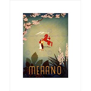 Wee Blue Coo Travel Merano Italy Golf Equestrian Tennis Sport Vintage Ad Art Wall Art Print Wee Blue Coo Travel Merano Italy Golf Equestrian Tennis Sport Vintage Ad Art Wall Art Print