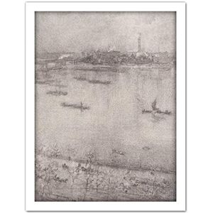Fine Art Prints James Mcneill Whistler The Thames Large Framed Art Print Poster Wall Decor 18x24 Fine Art Prints James Mcneill Whistler The Thames Large Framed Art Print Poster Wall Decor 18x24