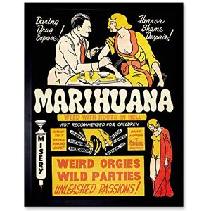 Wee Blue Coo Political Drug Abuse Marijuana Weed Weird Art Print Framed Poster Wall Decor 12X16 Inch Wee Blue Coo Political Drug Abuse Marijuana Weed Weird Art Print Framed Poster Wall Decor 12X16 Inch