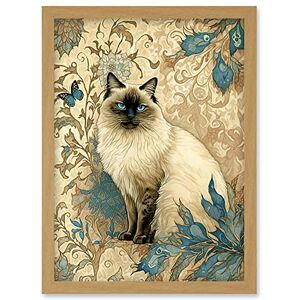 Artery8 - Blue Point Ragdoll Cat - Wall Art Print Artery8 - Blue Point Ragdoll Cat - Wall Art Print