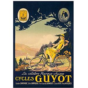 Wee Blue Coo Transport Ad Cycles Guyot Switzerland Landscape Wall Art Print Wee Blue Coo Transport Ad Cycles Guyot Switzerland Landscape Wall Art Print