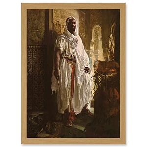 Artery8 - Charlemont The Moorish Chief - A4 - Framed Wall Art Artery8 - Charlemont The Moorish Chief - A4 - Framed Wall Art
