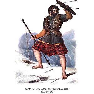 Wee Blue Coo Painting Book Clans Scottish 1845 Macinnes Art Print Poster Wall Decor 12X16 Inch Wee Blue Coo Painting Book Clans Scottish 1845 Macinnes Art Print Poster Wall Decor 12X16 Inch