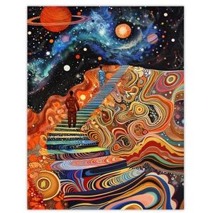 Artery8 Psychedelic Stairway to Heaven Trippy Space Living Room Extra Large XL Wall Art Poster Print Artery8 Psychedelic Stairway to Heaven Trippy Space Living Room Extra Large XL Wall Art Poster Print