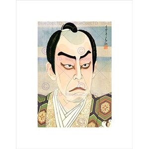 Wee Blue Coo Cultural Japan Theatre Kabuki Natori Shunsen Wall Art Print Wee Blue Coo Cultural Japan Theatre Kabuki Natori Shunsen Wall Art Print