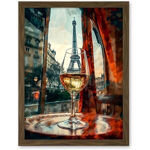 Artery8 Through the Wine Glass Oil Painting Paris France Eiffel Tower View from Glass Window Artwork Framed Wall Art Print 18X24 Inch Artery8 Through the Wine Glass Oil Painting Paris France Eiffel Tower View from Glass Window Artwork Framed Wall Art Print 18X24 Inch