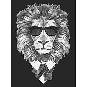 Wee Blue Coo Bow Tie Lion With Sunglasses Unframed Art Print Poster Wall Decor 12x16 inch Wee Blue Coo Bow Tie Lion With Sunglasses Unframed Art Print Poster Wall Decor 12x16 inch