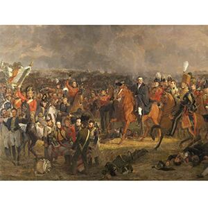 Artery8 Pieneman The Battle Of Waterloo Painting Large XL Wall Art Canvas Print Artery8 Pieneman The Battle Of Waterloo Painting Large XL Wall Art Canvas Print