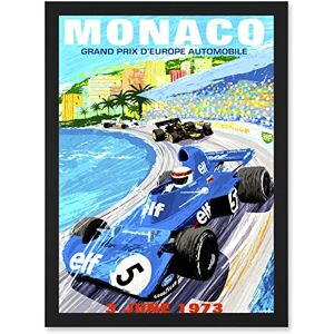 Artery8 - Monaco Grand Prix 1973 - A4 - Wall Art Print Artery8 - Monaco Grand Prix 1973 - A4 - Wall Art Print
