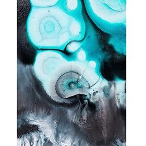 Wee Blue Coo Abstract Swirl Paint Turquoise Art Print Canvas Premium Wall Decor Poster Wee Blue Coo Abstract Swirl Paint Turquoise Art Print Canvas Premium Wall Decor Poster