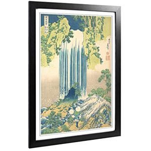 Big Box Art Framed Print of Katsushika Hokusai Yoro Waterfall Japanese Oriental Design Wall Art Picture Home Decor for Kitchen, Living Room, Bedroom, Office, Black, A2 / 24.5x18 Inch / 62x45cm Big Box Art Framed Print of Katsushika Hokusai Yoro Waterfall Japanese Oriental Design Wall Art Picture Home Decor for Kitchen, Living Room, Bedroom, Office, Black, A2 / 24.5x18 Inch / 62x45cm