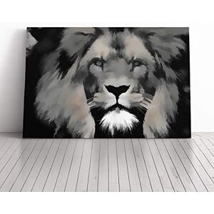 Big Box Art Wall Lion Art Canvas Print Gallery Wrapped 30mm Frame Wall Art 20x14 inches Ready to Hang Contemporary Animals Picture Living Room Bedroom Lounge Office Big Box Art Wall Lion Art Canvas Print Gallery Wrapped 30mm Frame Wall Art 20x14 inches Ready to Hang Contemporary Animals Picture Living Room Bedroom Lounge Office