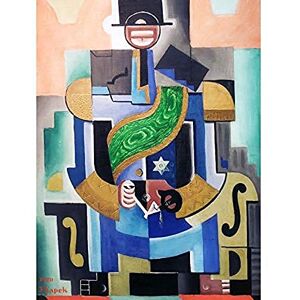 Artery8 Josef Capek Black Skinned King Abstract Painting Art Print Canvas Premium Wall Decor Poster Mural Artery8 Josef Capek Black Skinned King Abstract Painting Art Print Canvas Premium Wall Decor Poster Mural