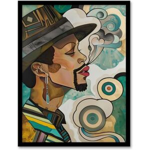 Artery8 Minneapolis Sound Musician Trippy Portrait Living Room Artwork Framed Wall Art Print 18X24 Inch Artery8 Minneapolis Sound Musician Trippy Portrait Living Room Artwork Framed Wall Art Print 18X24 Inch