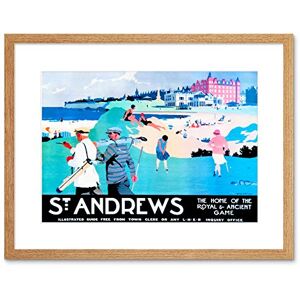 Wee Blue Coo St Andrews Fife Scotland Golf Royal Ancient Sport Picture Framed Wall Art Print Wee Blue Coo St Andrews Fife Scotland Golf Royal Ancient Sport Picture Framed Wall Art Print