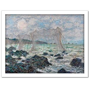 Fine Art Prints Claude Monet Fishing Nets At Pourville Large Framed Art Print Poster Wall Decor 18x24 Fine Art Prints Claude Monet Fishing Nets At Pourville Large Framed Art Print Poster Wall Decor 18x24