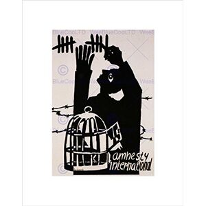 Wee Blue Coo Advert Charity Amnesty International Austria Wall Art Print Wee Blue Coo Advert Charity Amnesty International Austria Wall Art Print