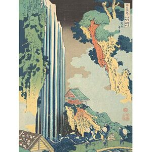 Artery8 Hokusai Ono Waterfall Kisokaido Japanese Painting Art Print Canvas Premium Wall Decor Poster Mural Artery8 Hokusai Ono Waterfall Kisokaido Japanese Painting Art Print Canvas Premium Wall Decor Poster Mural