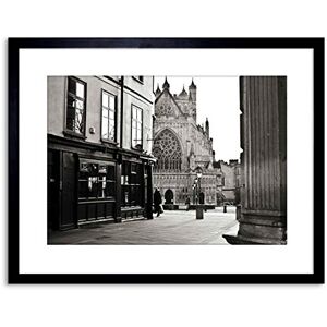 Wee Blue Coo Photo Cityscape Exeter Devon England Cathedral Alley Framed Wall Art Print Wee Blue Coo Photo Cityscape Exeter Devon England Cathedral Alley Framed Wall Art Print