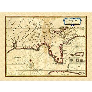 Fine Art Prints Florida Old Antique Map Large Wall Art Print Canvas Premium Poster Fine Art Prints Florida Old Antique Map Large Wall Art Print Canvas Premium Poster