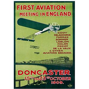 Wee Blue Coo Ad Exhibition Aviation Plane Fly Doncaster Wall Art Print Wee Blue Coo Ad Exhibition Aviation Plane Fly Doncaster Wall Art Print