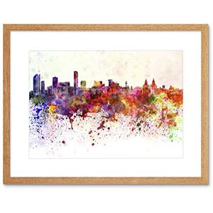 Wee Blue Coo Painting Cityscape Liverpool Skyline Paint Splash Framed Wall Art Print Wee Blue Coo Painting Cityscape Liverpool Skyline Paint Splash Framed Wall Art Print
