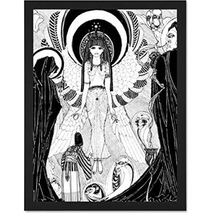 Wee Blue Coo Painting Drawing Portriat Egypt Deco Illustration Queen Art Large Framed Art Print Poster Wall Decor 18x24 inch Wee Blue Coo Painting Drawing Portriat Egypt Deco Illustration Queen Art Large Framed Art Print Poster Wall Decor 18x24 inch