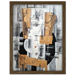 Fine Art Prints Braque Fruit Dish Ace Clubs Still Life Painting Large Framed Art Print Poster Wall Decor 18x24 in Fine Art Prints Braque Fruit Dish Ace Clubs Still Life Painting Large Framed Art Print Poster Wall Decor 18x24 in