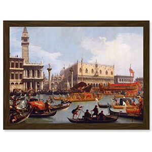 Artery8 Canaletto Bucentaurs Return Venice Italy Painting Artwork Framed Wall Art Print A4 Artery8 Canaletto Bucentaurs Return Venice Italy Painting Artwork Framed Wall Art Print A4