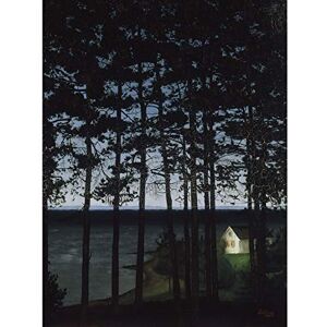 Fine Art Prints Sohlberg Fisherman's Cottage Landscape Forest Painting Large Wall Art Print Canvas Premium Mural Fine Art Prints Sohlberg Fisherman's Cottage Landscape Forest Painting Large Wall Art Print Canvas Premium Mural