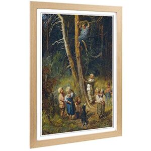 Big Box Art Framed Print of Viktor Vasnetsov Painting Design Wall Art Picture Home Decor for Kitchen, Living, Dining Room, Bedroom, Hallway, Office, Oak, A2 / 24.5x18 Inch / 62x45cm Big Box Art Framed Print of Viktor Vasnetsov Painting Design Wall Art Picture Home Decor for Kitchen, Living, Dining Room, Bedroom, Hallway, Office, Oak, A2 / 24.5x18 Inch / 62x45cm