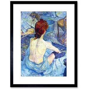 Wee Blue Coo Toulouse Lautrec Rousse Toilet Old Master Framed Wall Art Print Wee Blue Coo Toulouse Lautrec Rousse Toilet Old Master Framed Wall Art Print