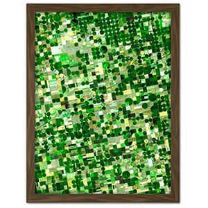 Artery8 Crops Kansas Satellite Image Photograph Artwork Framed Wall Art Print 18X24 Inch Artery8 Crops Kansas Satellite Image Photograph Artwork Framed Wall Art Print 18X24 Inch