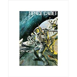 Wee Blue Coo SPACE WALK CADET PAINTING STATION ASTRONAUT EARTH FRAMED ART PRINT B12X6292 Wee Blue Coo SPACE WALK CADET PAINTING STATION ASTRONAUT EARTH FRAMED ART PRINT B12X6292