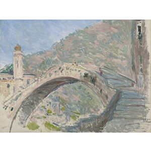 Artery8 Claude Monet Bridge At Dolceacqua 1884 Painting Large Wall Art Poster Print Thick Paper 18X24 Inch Artery8 Claude Monet Bridge At Dolceacqua 1884 Painting Large Wall Art Poster Print Thick Paper 18X24 Inch