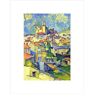 Wee Blue Coo CEZANNE GARDANNE OLD MASTER BLACK FRAME FRAMED ART PRINT PICTURE B12X1230 Wee Blue Coo CEZANNE GARDANNE OLD MASTER BLACK FRAME FRAMED ART PRINT PICTURE B12X1230