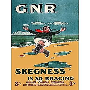 Fine Art Prints GNR Rail Skegness Vintage Advert Art Print Canvas Premium Wall Decor Poster Fine Art Prints GNR Rail Skegness Vintage Advert Art Print Canvas Premium Wall Decor Poster