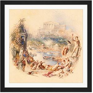 Artery8 Turner Garden Illustration Thomas Moores Epicurean Painting Square Wooden Framed Wall Art Print Picture 16X16 Inch Artery8 Turner Garden Illustration Thomas Moores Epicurean Painting Square Wooden Framed Wall Art Print Picture 16X16 Inch