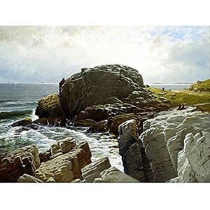 Fine Art Prints Bricher Castle Rock Marblehead Gemälde Seascape Cropped Kunstdruck Leinwand Premium Wanddekoration Poster Wandbild Fine Art Prints Bricher Castle Rock Marblehead Gemälde Seascape Cropped Kunstdruck Leinwand Premium Wanddekoration Poster Wandbild