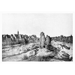 Wee Blue Coo Painting City Frankfurt Becker Old Bridge West Wall Art Print Wee Blue Coo Painting City Frankfurt Becker Old Bridge West Wall Art Print