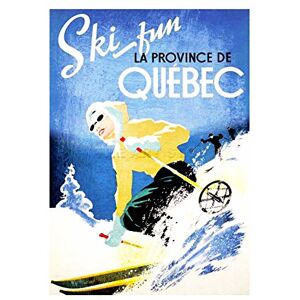 Wee Blue Coo Winter Sport Quebec Canada Ski Snow Downhill Picture Wall Art Print Wee Blue Coo Winter Sport Quebec Canada Ski Snow Downhill Picture Wall Art Print