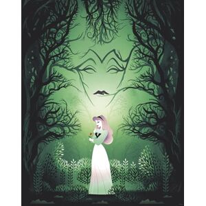 Komar Disney Sleeping Beauty Aurora Maleficent Wall Picture Size 40 x 50 cm Children's Room Wall Decoration Komar Disney Sleeping Beauty Aurora Maleficent Wall Picture Size 40 x 50 cm Children's Room Wall Decoration