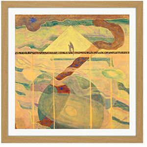 Fine Art Prints Ciurlionis Sonata Stars Andante Abstract Painting Square Wooden Framed Wall Art Print Picture 16X16 Inch Fine Art Prints Ciurlionis Sonata Stars Andante Abstract Painting Square Wooden Framed Wall Art Print Picture 16X16 Inch