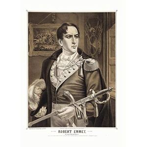 Wee Blue Coo Paintings Portrait Robert Emmet Irish Patriot Martyr Hero Art Print Poster Wall Decor 12X16 Inch Wee Blue Coo Paintings Portrait Robert Emmet Irish Patriot Martyr Hero Art Print Poster Wall Decor 12X16 Inch