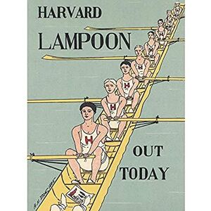 Wee Blue Coo Harvard Lampoon Rowing Boat Advert Art Print Canvas Premium Wall Decor Poster Mural Wee Blue Coo Harvard Lampoon Rowing Boat Advert Art Print Canvas Premium Wall Decor Poster Mural