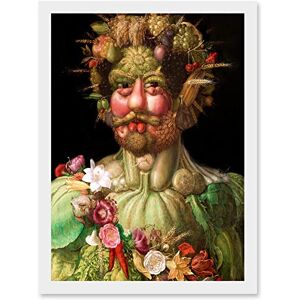 Wee Blue Coo Painting Portrait Arcimboldo Rudolf II Habsburg Vertumnus Vegetables Artwork Framed Wall Art Print A4 Wee Blue Coo Painting Portrait Arcimboldo Rudolf II Habsburg Vertumnus Vegetables Artwork Framed Wall Art Print A4