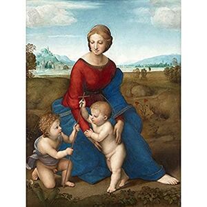 Fine Art Prints Raphael Madonna In The Meadow Art Print Canvas Premium Wall Decor Poster Mural Fine Art Prints Raphael Madonna In The Meadow Art Print Canvas Premium Wall Decor Poster Mural